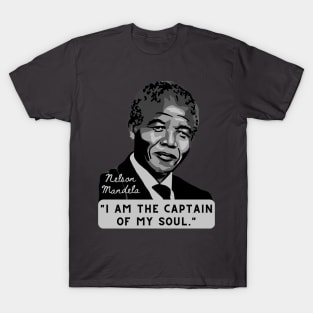 Nelson Mandela Portrait And Quote T-Shirt